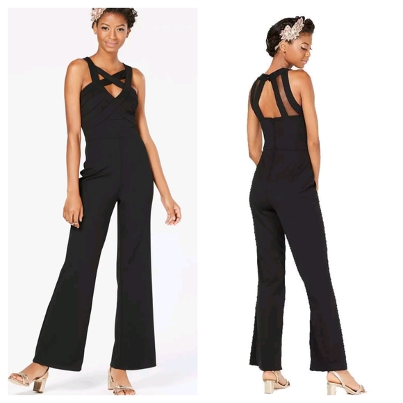 Crystal Doll Pants - Crystal Doll Black Jumpsuit